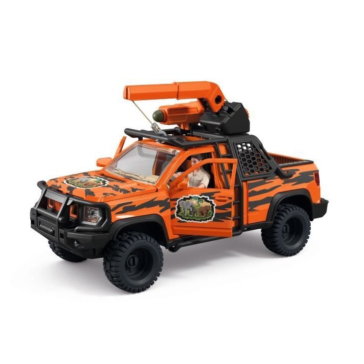 Figurine Aventures en 4x4 dans la jungle, Schleich 42720 Gamme Wild Life Figurine Aventures en 4x4 dans la jungle, Schleich 42720 Gamme Wild Life