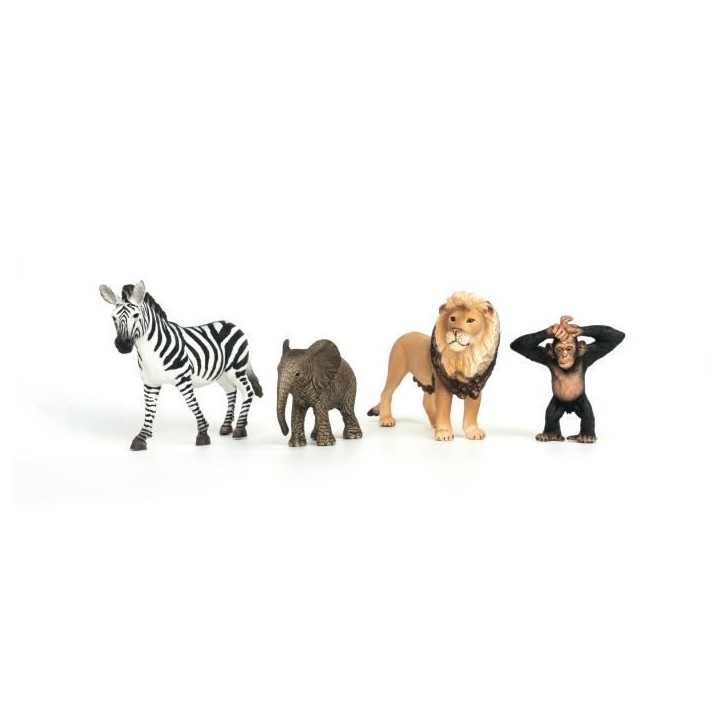 Mes Premiers Animaux d'Afrique, Figurines d'animaux, SCHLEICH 42721 Wild Life, des 5 ans Mes Premiers Animaux d'Afrique, Figurines d'animaux, SCHLEICH 42721 Wild Life, des 5 ans