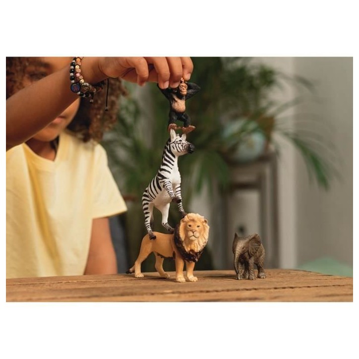 Mes Premiers Animaux d'Afrique, Figurines d'animaux, SCHLEICH 42721 Wild Life, des 5 ans Mes Premiers Animaux d'Afrique, Figurines d'animaux, SCHLEICH 42721 Wild Life, des 5 ans