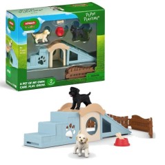 Figurine Aventure amusante pour les chiots, Schleich 42763 Farm World