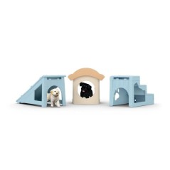 Figurine Aventure amusante pour les chiots, Schleich 42763 Farm World