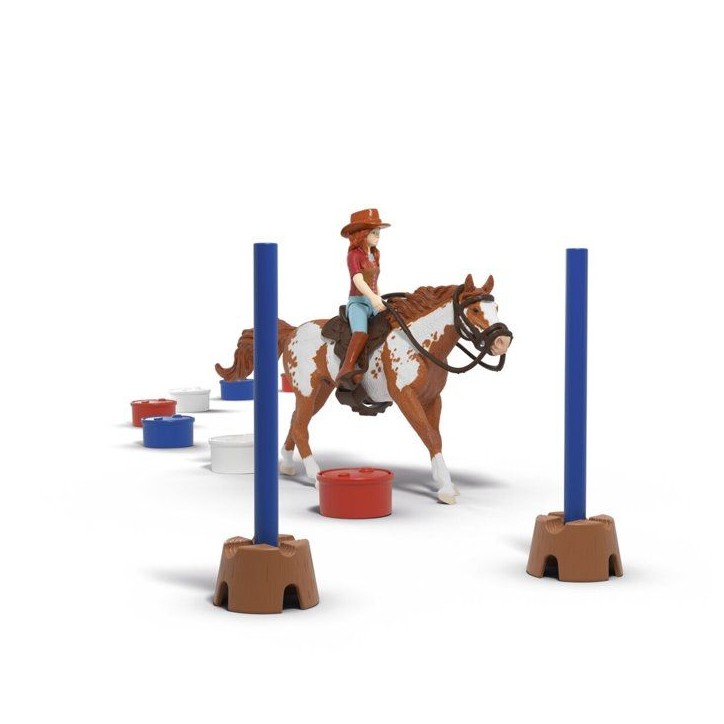 Figurine L'aventure western de Hannah, Schleich 42775 Horse Club, des 5 ans