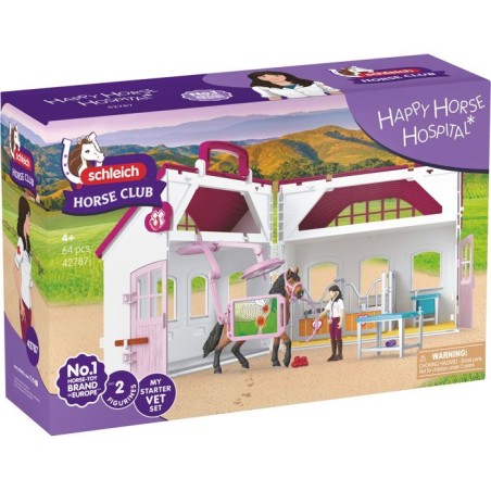 Figurine Clinique vétérinaire pour chevaux, Schleich 42787 Horse Clu