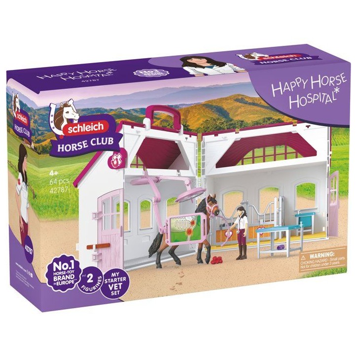 Figurine Clinique vétérinaire pour chevaux, Schleich 42787 Horse Club Figurine Clinique vétérinaire pour chevaux, Schleich 42787 Horse Club