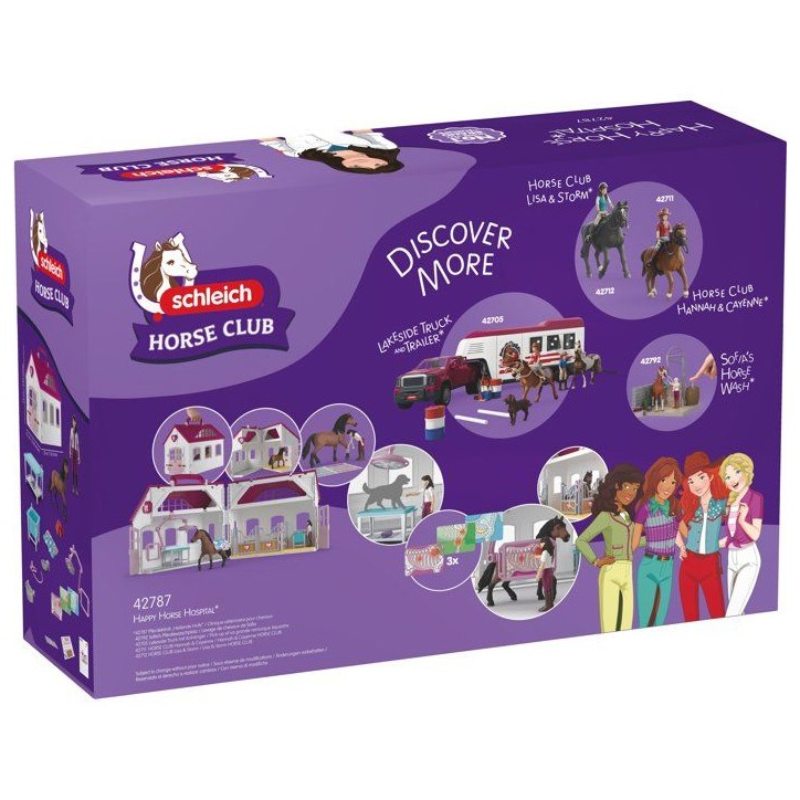 Figurine Clinique vétérinaire pour chevaux, Schleich 42787 Horse Club Figurine Clinique vétérinaire pour chevaux, Schleich 42787 Horse Club