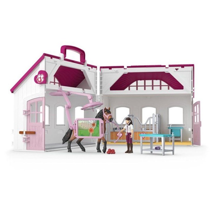 Figurine Clinique vétérinaire pour chevaux, Schleich 42787 Horse Club Figurine Clinique vétérinaire pour chevaux, Schleich 42787 Horse Club
