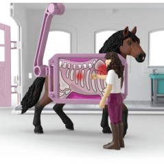 Figurine Clinique vétérinaire pour chevaux, Schleich 42787 Horse Clu