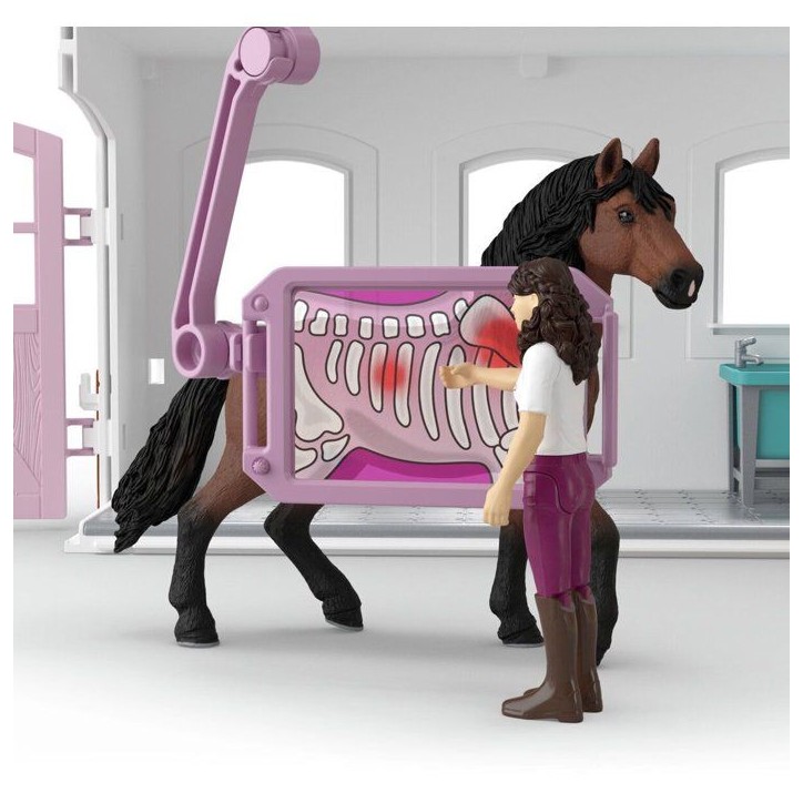 Figurine Clinique vétérinaire pour chevaux, Schleich 42787 Horse Club Figurine Clinique vétérinaire pour chevaux, Schleich 42787 Horse Club