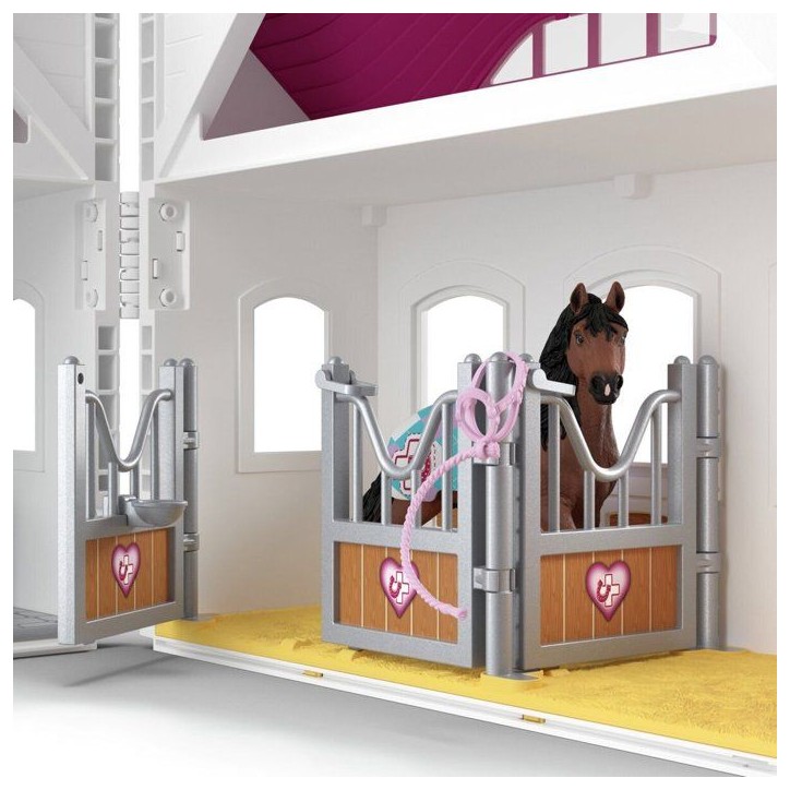 Figurine Clinique vétérinaire pour chevaux, Schleich 42787 Horse Club Figurine Clinique vétérinaire pour chevaux, Schleich 42787 Horse Club