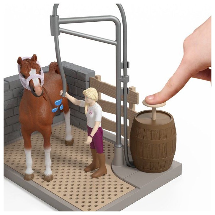 Coffret Aire de Lavage de Sofia, Schleich 42792 Horse Club, 26 pieces, Figurine mobile & accessoires, Jouet équestre, des 5 ans Coffret Aire de Lavage de Sofia, Schleich 42792 Horse Club, 26 pieces, Figurine mobile & accessoires, Jouet équestre, des 5 ans