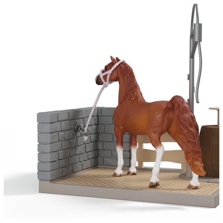 Coffret Aire de Lavage de Sofia, Schleich 42792 Horse Club, 26 pieces, Figurine mobile & accessoires, Jouet équestre, des 5 ans Coffret Aire de Lavage de Sofia, Schleich 42792 Horse Club, 26 pieces, Figurine mobile & accessoires, Jouet équestre, des 5 ans