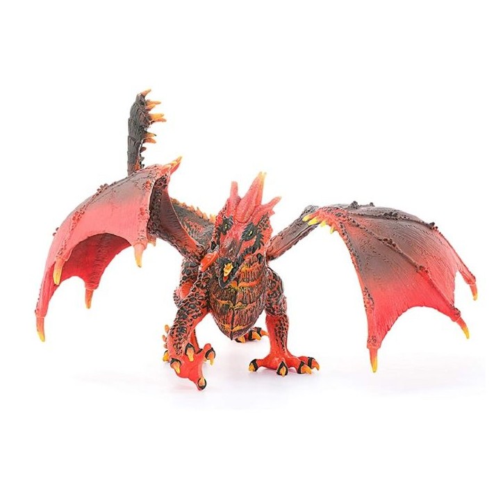 Dragon de lave,Figurine dragon schleich avec des parties mobiles, Dragon rouge jouet de la collection créature ELDRADOR pour Dragon de lave,Figurine dragon schleich avec des parties mobiles, Dragon rouge jouet de la collection créature ELDRADOR pour