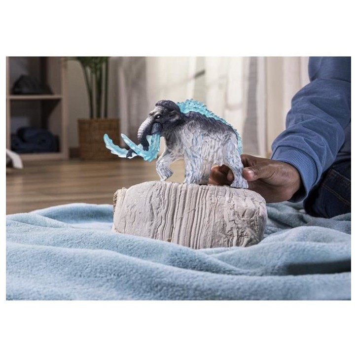 Figurine Mammouth de Glace, SCHLEICH 70829 Eldrador, Des 4 ans