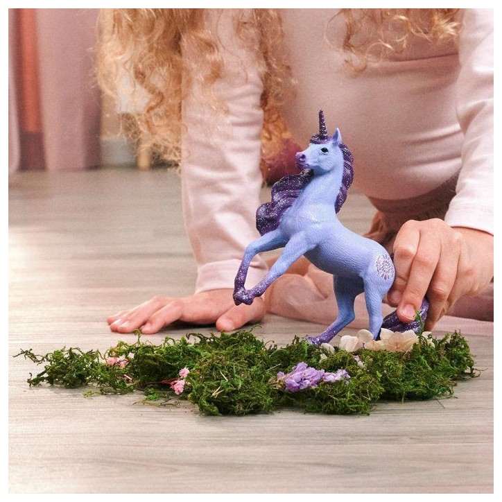 Figurine Etalon Licorne Orchid, Schleich 70893 Bayala