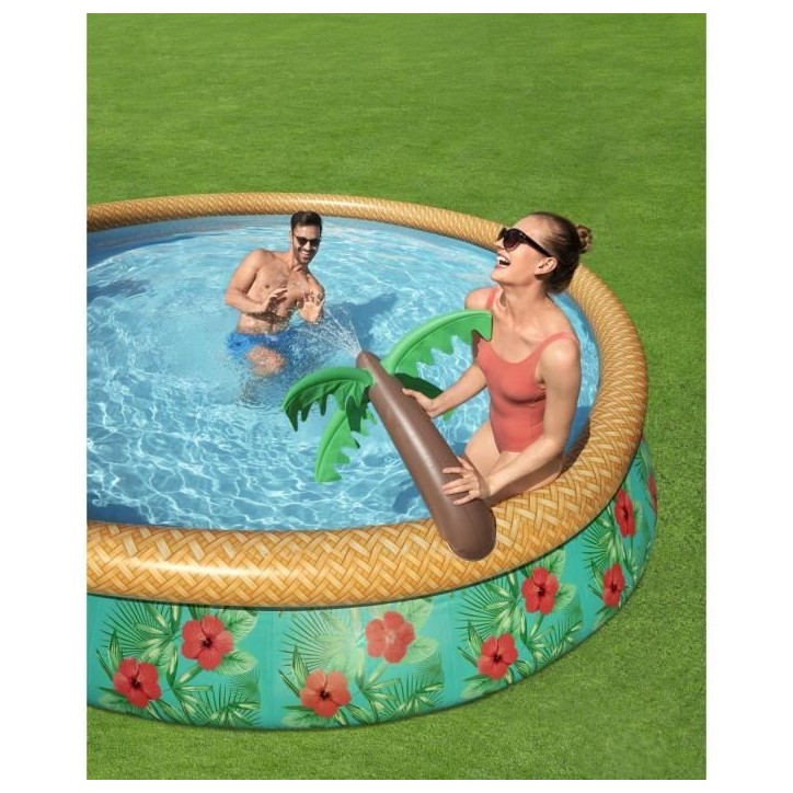 Kit Piscine hors sol autoportante BESTWAY - Fast Set - 457 x 84 cm - Ronde (Livrée avec une pompe de filtration) Kit Piscine hors sol autoportante BESTWAY - Fast Set - 457 x 84 cm - Ronde (Livrée avec une pompe de filtration)