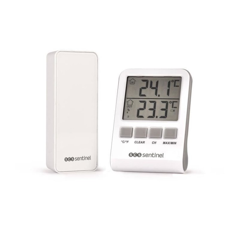 Thermometre digital intérieur/extérieur - SCS SENTINEL - HCN0062 Dig