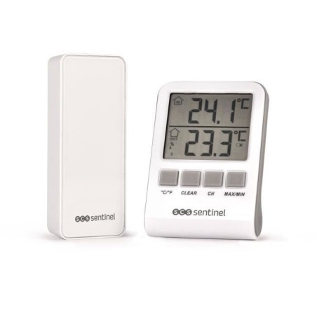 Thermometre digital intérieur/extérieur - SCS SENTINEL - HCN0062 Dig