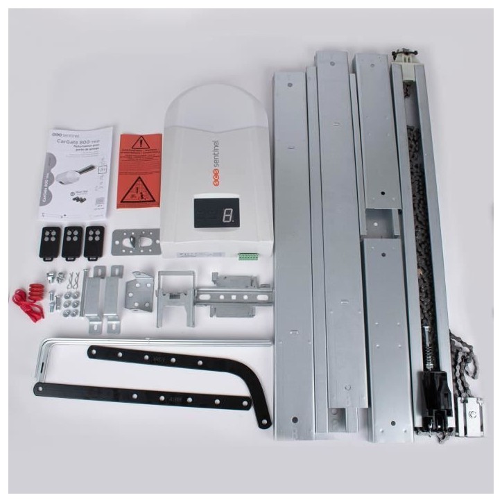 Motorisation 24V pour porte de garage SCS SENTINEL - 10-12m²/800N - CarGate 800 Trio Motorisation 24V pour porte de garage SCS SENTINEL - 10-12m²/800N - CarGate 800 Trio
