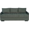 Canapé convertible 3 places - BETTA - Tissu vert foncé - Couchage 14
