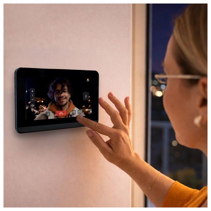 Interphone vidéo sans fil & connecté - SCS SENTINEL - HeyView Smart Air - 7'' - 128 Mo - 868 MHz Interphone vidéo sans fil & connecté - SCS SENTINEL - HeyView Smart Air - 7'' - 128 Mo - 868 MHz