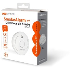Détecteur de fumée - SCS SENTINEL - SmokeAlarm 3Y - Installation au