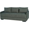 Canapé convertible 3 places - BETTA - Tissu vert foncé - Couchage 14