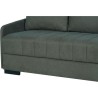 Canapé convertible 3 places - BETTA - Tissu vert foncé - Couchage 14