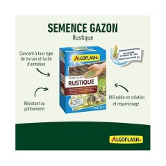 Semences gazon - ALGOFLASH - Rustique - 2,5 kg
