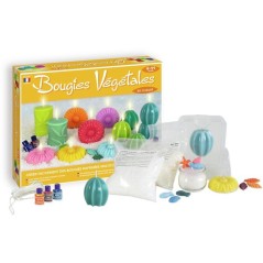 Kit creatif Bougie - SENTOSPHERE - DIY Bougies Végétales - Cire 100%