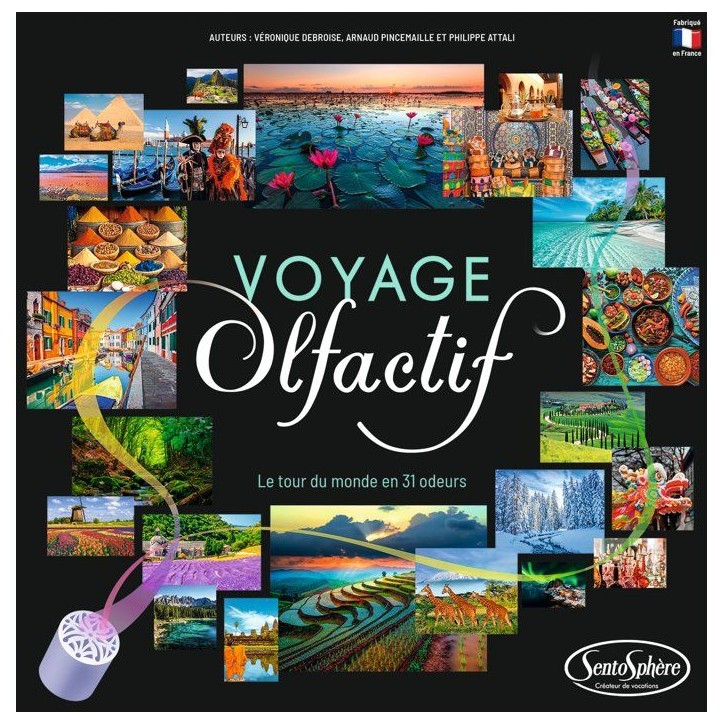 Jeu de société - SENTOSPHERE - Voyage Olfactif - Faire le tour du monde en 31 odeurs - Des 8 ans Jeu de société - SENTOSPHERE - Voyage Olfactif - Faire le tour du monde en 31 odeurs - Des 8 ans