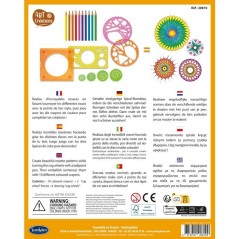 Réaliser Ellipses et Rosase multicolores - SENTOSPHERE - Art & Créat