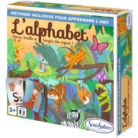 Jeu de société - SENTOSPHERE - L'Alphabet - Majuscule - Minuscule -