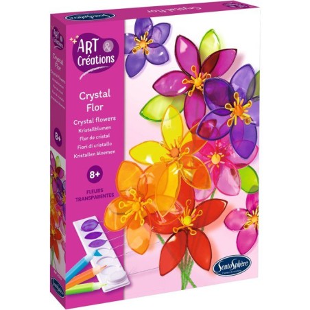 Peinture Vitrail - SENTOSPHERE - Art & Créations - Crystal Flor - 8 f