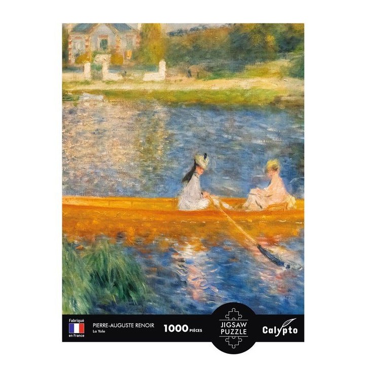 Puzzle - SENTOSPHERE - Calypto - 1000 pieces - La Yole - Pierre-Auguste Renoir - Toucher Soyeux - Des 9 ans Puzzle - SENTOSPHERE - Calypto - 1000 pieces - La Yole - Pierre-Auguste Renoir - Toucher Soyeux - Des 9 ans