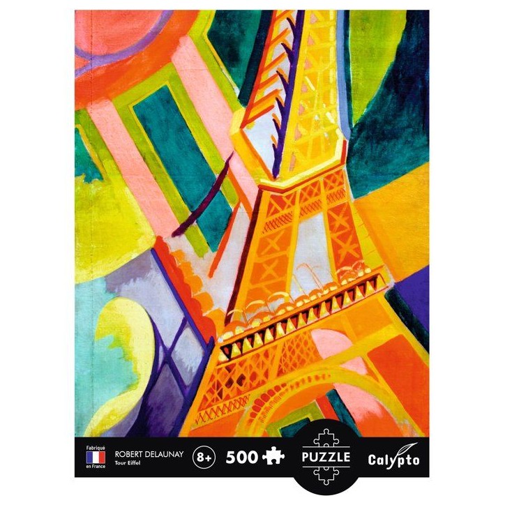 Puzzle - SENTOSPHERE - Calypto - 500 pieces - Tour Eiffel - Robest Delauney - Toucher soyeux - Des 8 ans Puzzle - SENTOSPHERE - Calypto - 500 pieces - Tour Eiffel - Robest Delauney - Toucher soyeux - Des 8 ans
