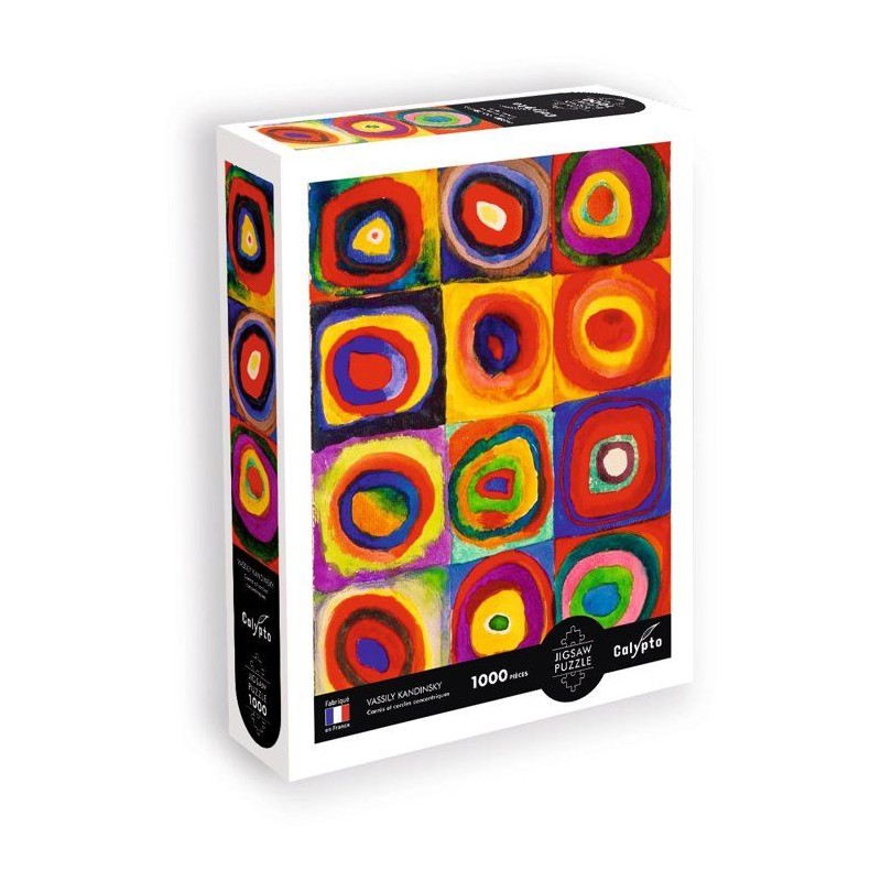 Puzzle - SENTOSPHERE - Calypto - 1000 pieces - Carrés et Cercles Conc