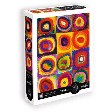 Puzzle - SENTOSPHERE - Calypto - 1000 pieces - Carrés et Cercles Conc