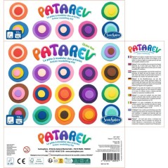 Pate a modeler autodurcissante - SENTOSPHERE - Patarev - Coffret 15 po