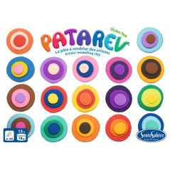Pate a modeler autodurcissante - SENTOSPHERE - Patarev - Coffret 15 po