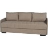 Canapé convertible 3 places - BETTA - Tissu beige - Couchage 145 x 19