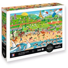 Puzzle - SENTOSPHERE - Calypto - 200 pieces - Les Sports d'été - Des