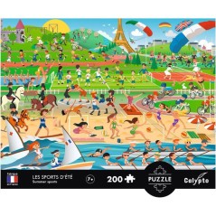 Puzzle - SENTOSPHERE - Calypto - 200 pieces - Les Sports d'été - Des