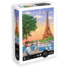 Puzzle - SENTOSPHERE - Calypto - 500 pieces - Paris - Toucher soyeux -