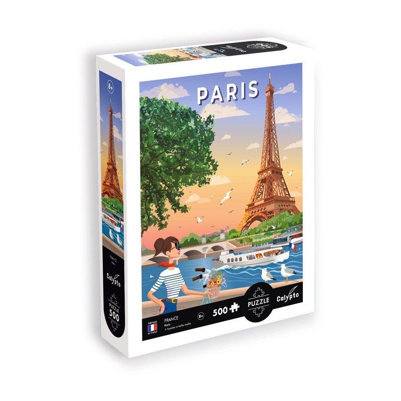 Puzzle - SENTOSPHERE - Calypto - 500 pieces - Paris - Toucher soyeux -