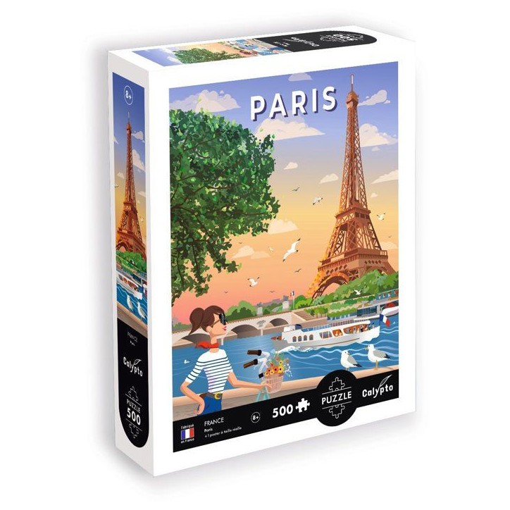 Puzzle - SENTOSPHERE - Calypto - 500 pieces - Paris - Toucher soyeux - Des 8 ans Puzzle - SENTOSPHERE - Calypto - 500 pieces - Paris - Toucher soyeux - Des 8 ans