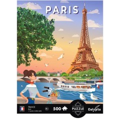 Puzzle - SENTOSPHERE - Calypto - 500 pieces - Paris - Toucher soyeux -