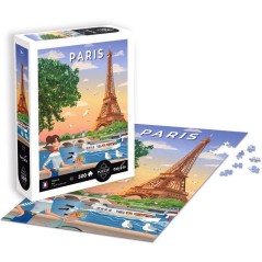 Puzzle - SENTOSPHERE - Calypto - 500 pieces - Paris - Toucher soyeux -