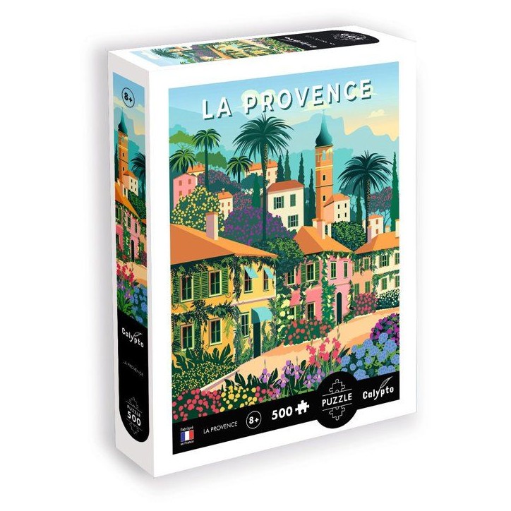 Puzzle - SENTOSPHERE - Calypto - 500 pieces - La Provence - Toucher soyeux - Des 8 ans Puzzle - SENTOSPHERE - Calypto - 500 pieces - La Provence - Toucher soyeux - Des 8 ans