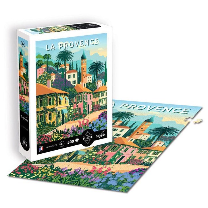 Puzzle - SENTOSPHERE - Calypto - 500 pieces - La Provence - Toucher soyeux - Des 8 ans Puzzle - SENTOSPHERE - Calypto - 500 pieces - La Provence - Toucher soyeux - Des 8 ans