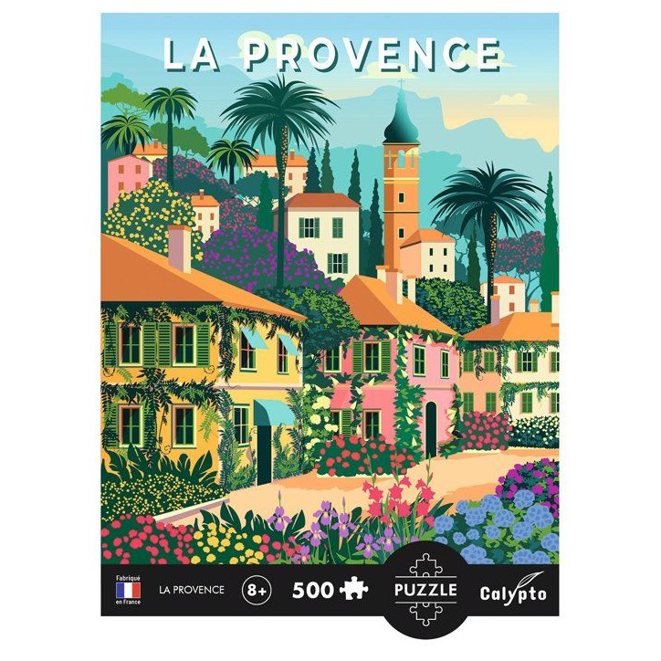 Puzzle - SENTOSPHERE - Calypto - 500 pieces - La Provence - Toucher soyeux - Des 8 ans Puzzle - SENTOSPHERE - Calypto - 500 pieces - La Provence - Toucher soyeux - Des 8 ans
